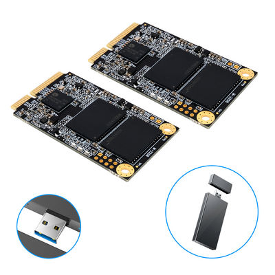 Disque dur MSATA SSD portable sans bruit pour le commerce de 64 Go à 2 To