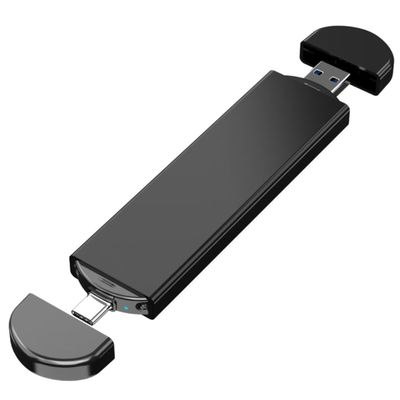 Type C USB3.0 SSD Disque dur externe M.2 Nvme Sata Design à double interface pour ordinateur portable