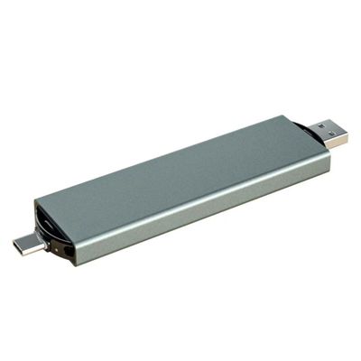 Type C USB3.0 SSD Disque dur externe M.2 Nvme Sata Design à double interface pour ordinateur portable